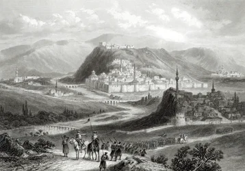 Kars, gravé par J. Godfrey, vers 1860